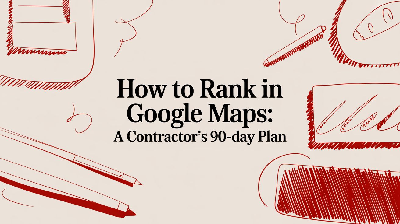 How to Rank in Google Maps: A Contractor's 90-Day Plan