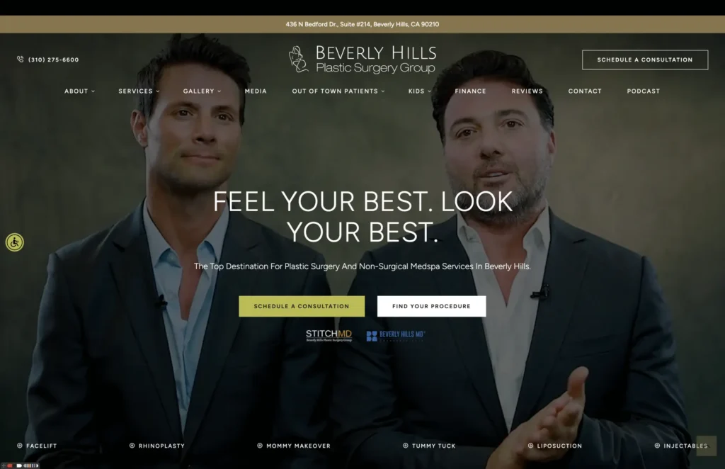 Beverly Hills Plastic Surgery. 24 search phrases ranked through the pandemic
