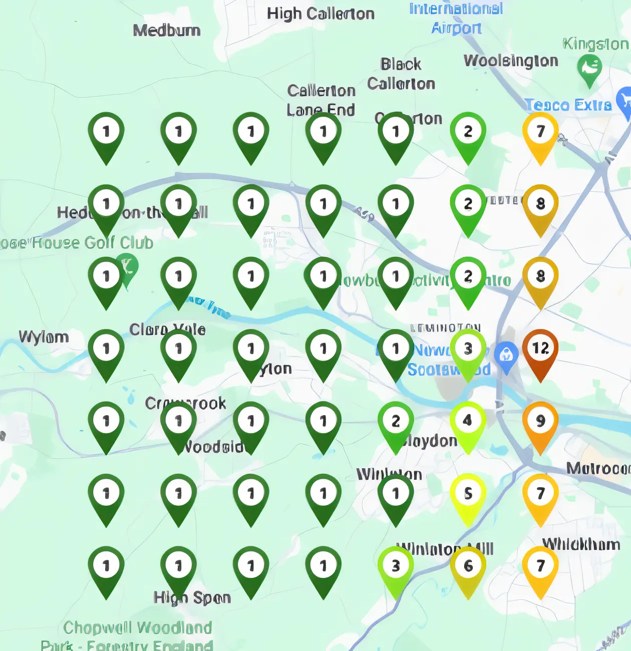 Local Waste Management Service. Average ranking from #18 to #2.4 in six weeks