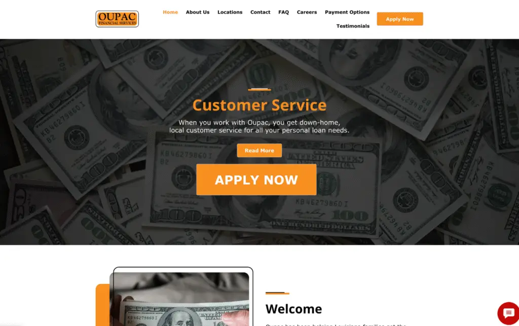 Oupac Financial Services. Local SEO results that moved the needle for Oupac Financial Services