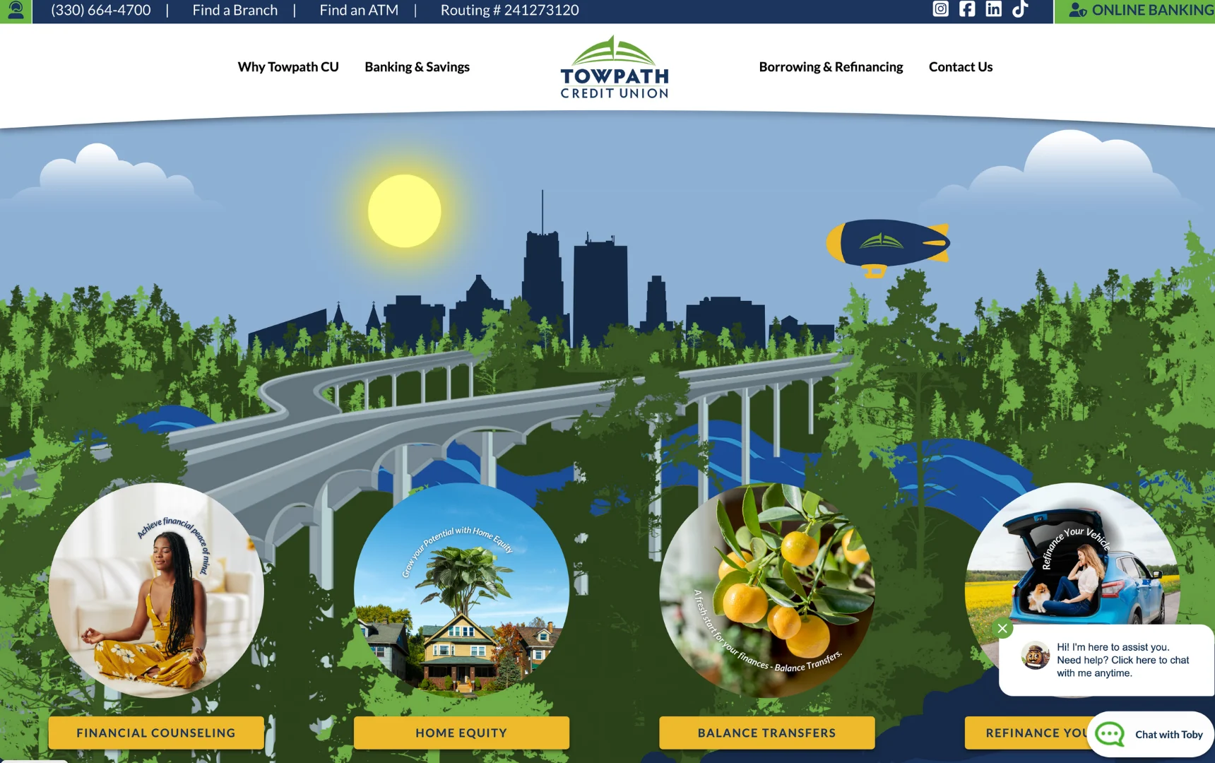 Towpath Credit Union. Local SEO results that moved the needle for Towpath Credit Union